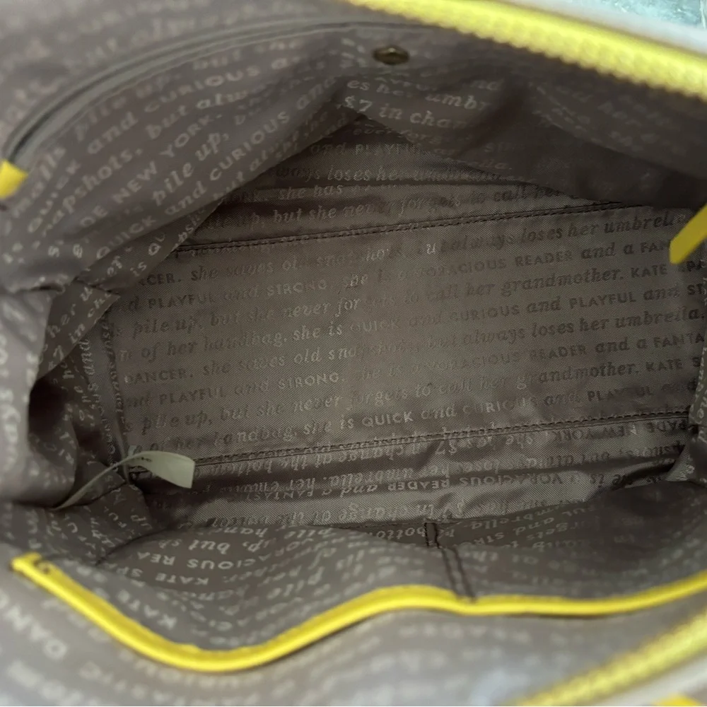 Kate Spade Lavender and Yellow Leather Crossbody - Picture 3 of 4